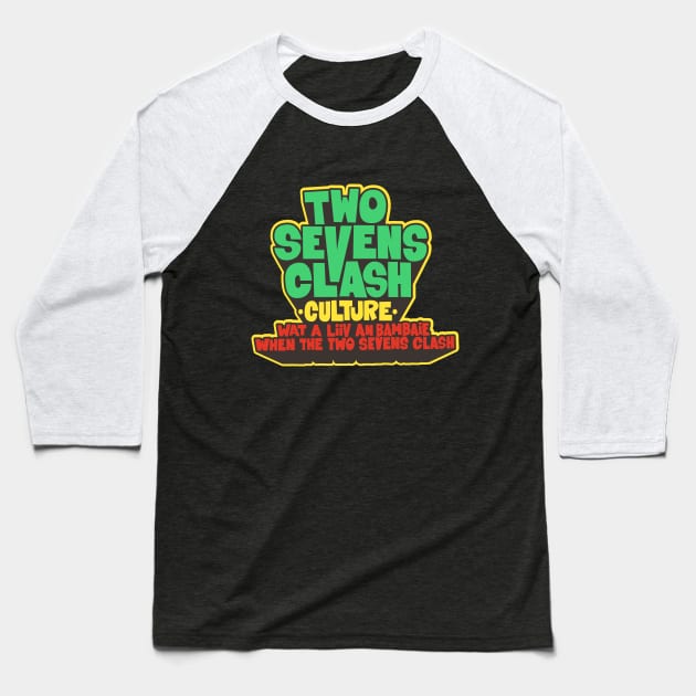 Culture - "Two Sevens Clash" Reggae - T-Shirt Baseball T-Shirt by Boogosh